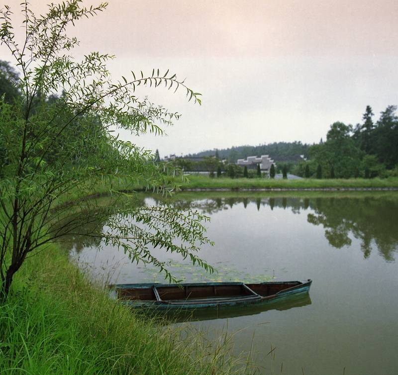 Historical park lake