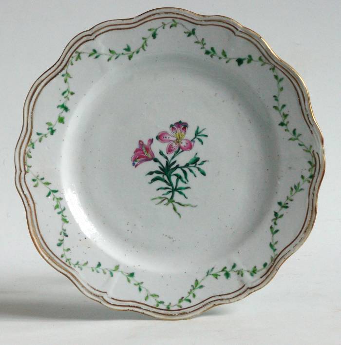 Chinese export porcelain Alstromeria flower