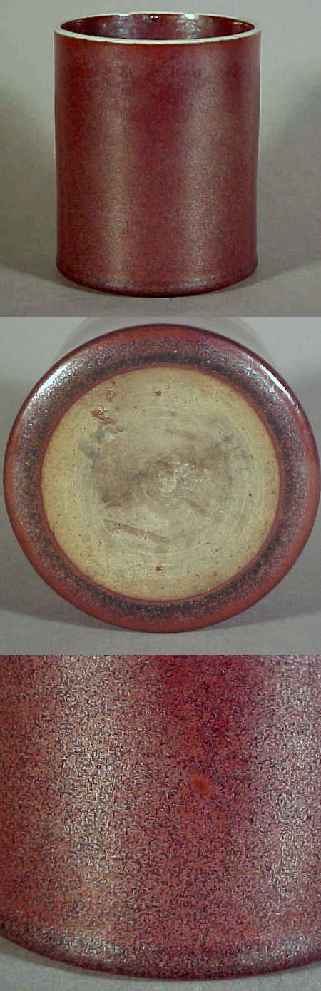 Iron rust monochrome glaze