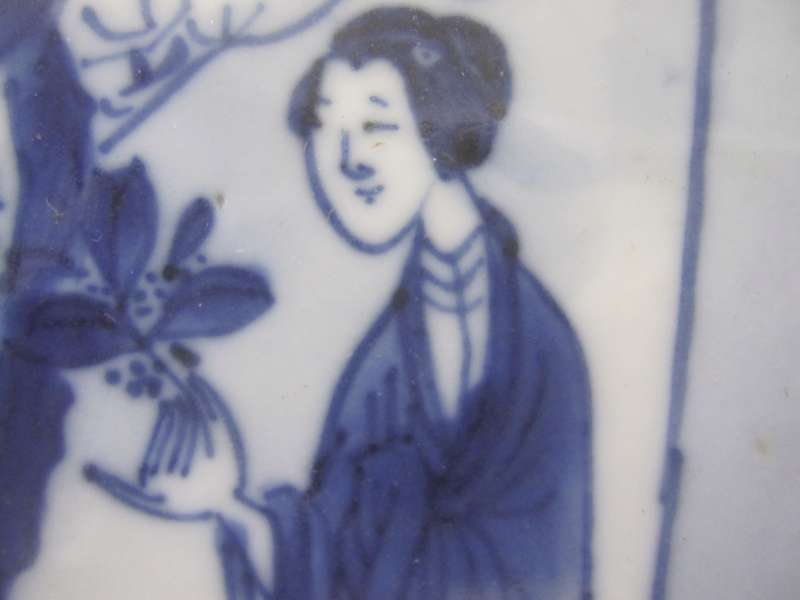 Osmanthus flower, Kangxi period dish.