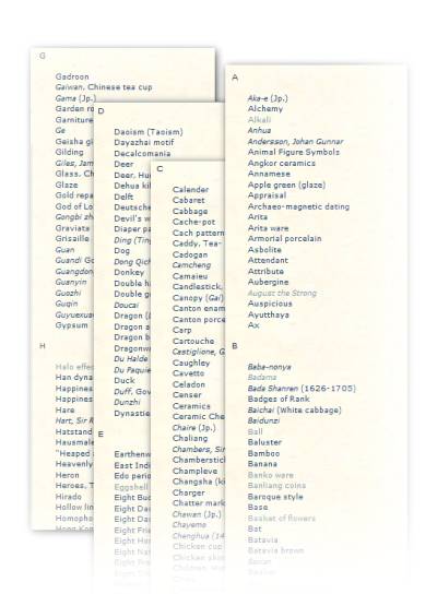 Glossary of Chinese porcelain terms