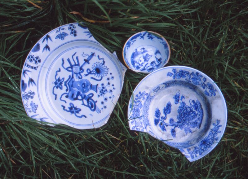 Porcelain from the East Indiaman Gotheborg, found during the excavation