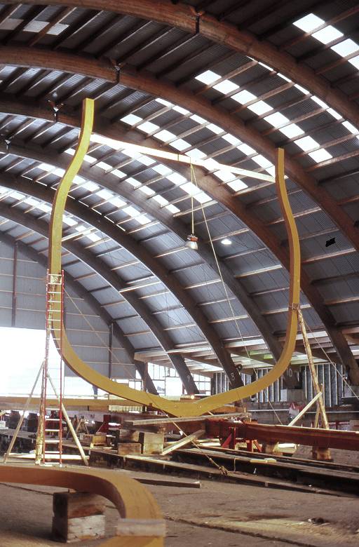First rib erected 8 December 1996