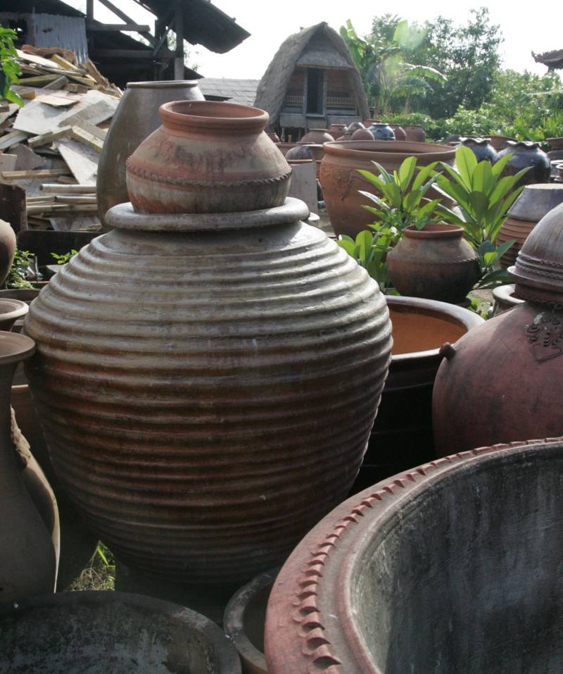 Terracotta pottery in Denpasar, Bali