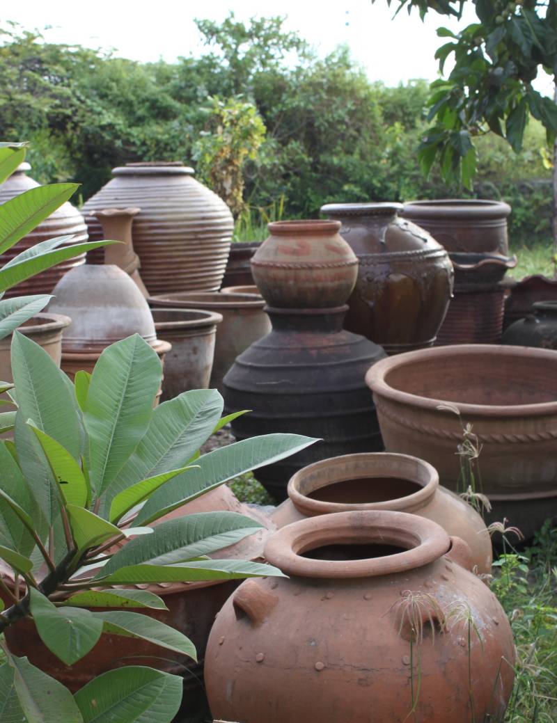 Terracotta pottery in Denpasar, Bali